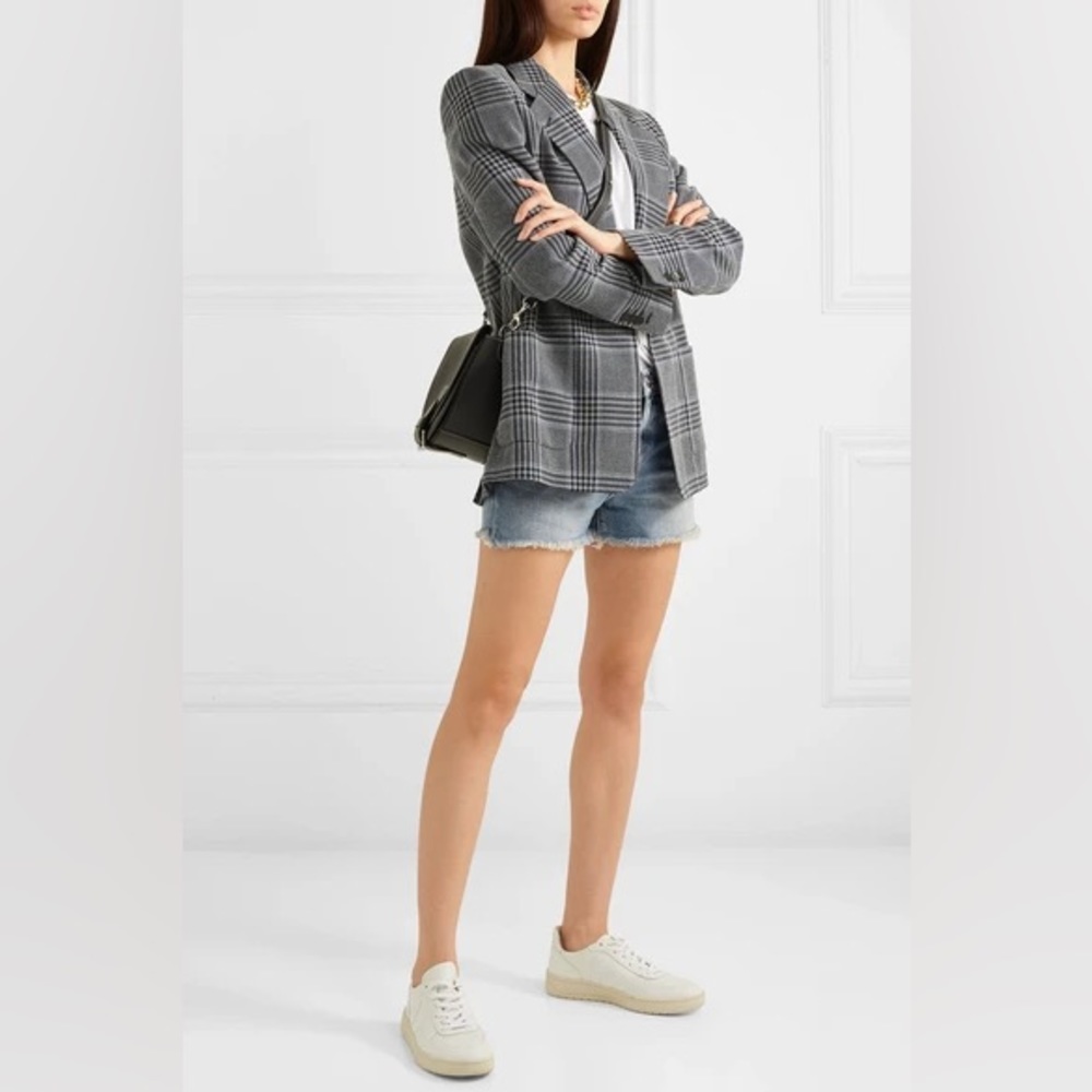 NEW Current Elliott The Boyfriend Short in 2 Year Destroy Rigid Indigo - 28 - Picture 5 of 16